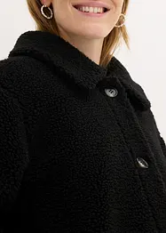 Veste en polaire Teddy doublée à col chemise, bonprix