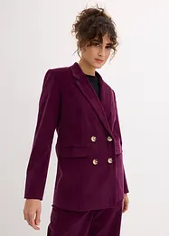 Blazer en velours côtelé à double rangée de boutons, bonprix