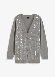 Gilet en maille avec sequins, bonprix