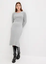 Robe en maille côtelée, bonprix