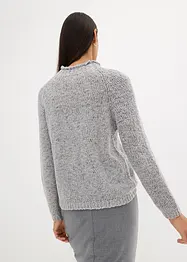 Pull en laine, raccourci, bonprix