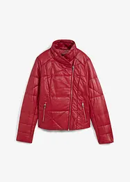 Veste matelassée en cuir nappa, bonprix