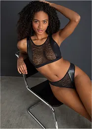 Soutien-gorge brassière + string transparent (ens. 2 pces), VENUS