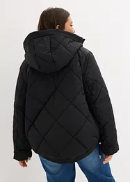 Veste matelassée courte avec doublure contrastante, bonprix