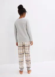 Pyjama enfant avec pantalon en flanelle (ens. 2 pces), bonprix