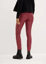 Pantalon extensible enduit avec taille confortable, Skinny, bonprix