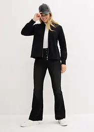 Blouson style aviateur zippé en molleton, bonprix