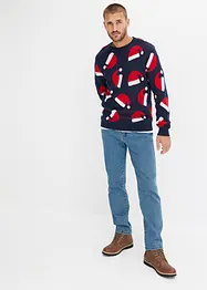 Pull de Noël avec polyester recyclé, bonprix