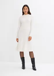 Robe en maille à col montant, bonprix