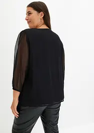 Tunique-blouse avec perles, bonprix