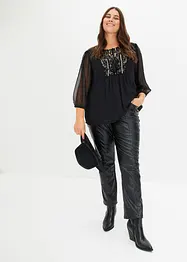 Tunique-blouse avec perles, bonprix