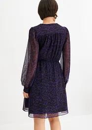 Robe imprimée en mesh, bonprix