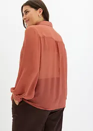 Blouse avec dentelle, bonprix