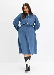 Robe midi à rivets, bonprix