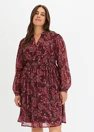 Robe imprimée en crêpe, bonprix