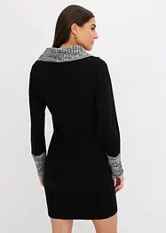 Robe en maille à col châle, bonprix