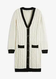 Robe en maille avec boutons décoratifs, bonprix