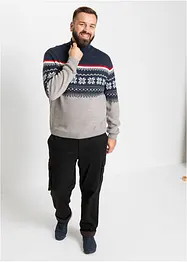 Pull norvégien à col roulé, bonprix