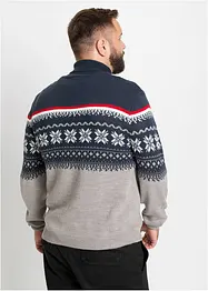 Pull norvégien à col roulé, bonprix