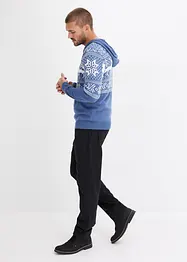 Pull norvégien à capuche, bonprix