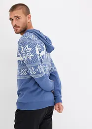 Pull norvégien à capuche, bonprix