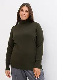 Pull à col roulé basique, bonprix