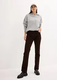 Pantalon droit en velours côtelé extensible, bonprix