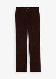 Pantalon droit en velours côtelé extensible, bonprix