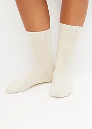 Lot de 4 paires de chaussettes coton et éponge thermique, bonprix