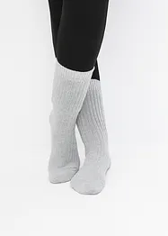 Lot de 4 paires de chaussettes douillettes à texture côtelée, bonprix