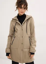 Parka softshell extensible, imperméable, bonprix