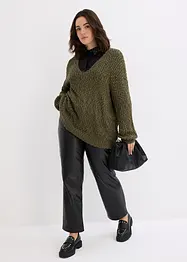 Pull en fil bouclé, bonprix