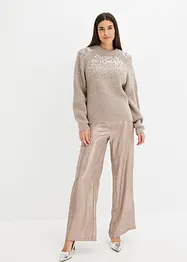 Pull à sequins, bonprix