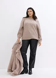 Pull à sequins, bonprix