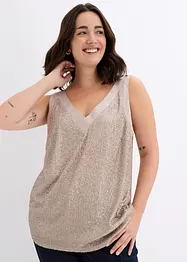 Top à sequins, bonprix