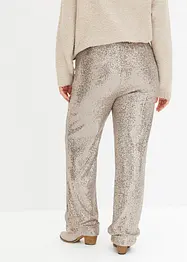 Pantalon en jersey à sequins, bonprix