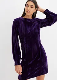 Robe courte en velours, bonprix