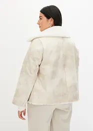 Veste aspect peau de mouton, bonprix