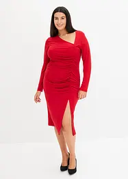 Robe en jersey à col asymétrique, bonprix