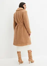 Manteau en matière peluche, bonprix