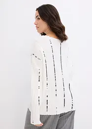 Pull côtelé, bonprix