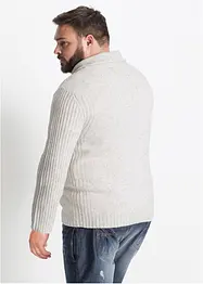 Pull en grosse maille à col châle, bonprix