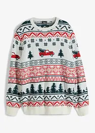 Pull de Noël en fine maille, bonprix