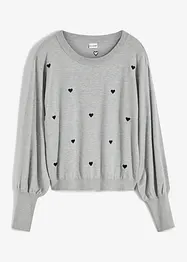 Pull en fine maille de viscose mélangée, bonprix