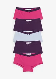 Lot de 5 shorties en coton extensible, bonprix