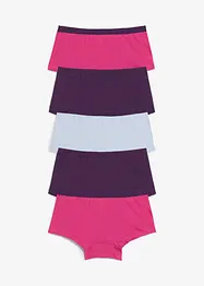 Lot de 5 shorties en coton extensible, bonprix
