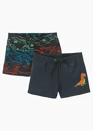 Lot de 2 shorts de bain, bonprix