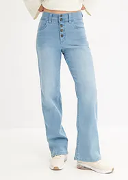 Jean droit taille haute, extensible, bonprix