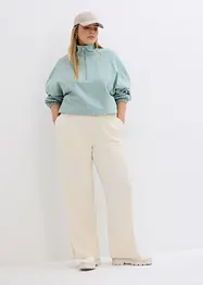 Pantalon velours côtelé à taille élastiquée, bonprix