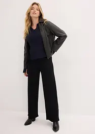 Pantalon en jersey et punto di roma confortable, bonprix